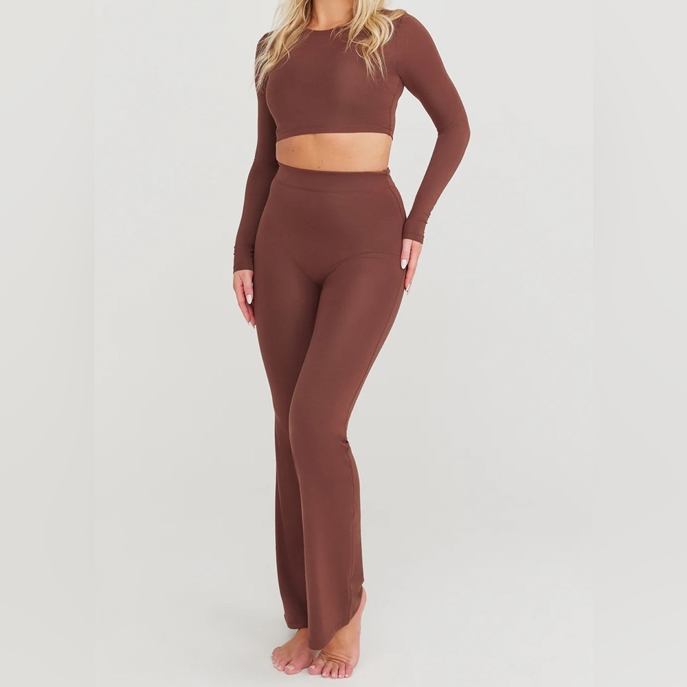 TALA 365 Brown Flared Pants